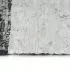 Covor Chindi tesut manual gri deschis si negru piele, negru, 80 x 160 cm