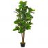 Planta artificiala ficus cu ghiveci, verde, 152 cm