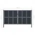 Poarta de gradina, antracit, 400 x 200 cm