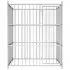 Padoc pentru caini de exterior, argintiu, 150 x 150 x 185 cm