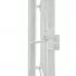 Padoc pentru caini de exterior, argintiu, 150 x 150 x 185 cm