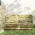  Compostor cu stinghii, 180x90x90 cm, lemn de pin tratat