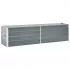  Strat înălțat de grădină gri 240 x 40 x 45 cm oțel galvanizat