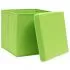 Set 10 bucati cutii depozitare cu capace, verde