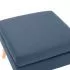 Taburet, albastru, material textil