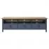 Comoda TV Hill Range, gri, 158 x 40 x 47 cm