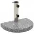  Suport umbrelă de soare, gri, granit, 10 kg, curbat