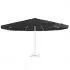 Panza de schimb umbrela de soare de exterior negru 500 cm, negru, Φ 500 cm