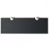 Set 2 bucati rafturi suspendate, negru, 30 x 10 cm