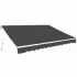  Copertină pliabilă acționată manual, antracit, 600 cm