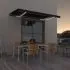  Copertină manuală retractabilă, cu LED, antracit, 450x350 cm