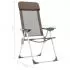 Set 2 bucati scaune de camping pliante, maro, 57 x 73.5 x 111 cm