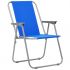 Set 2 bucati scaune camping pliabile, albastru, 52 x 59 x 80 cm