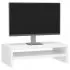 Suport monitor, alb foarte lucios, 42 x 24 x 13 cm, PAL