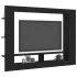 Comoda TV, negru, 152 x 22 x 113 cm
