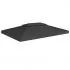  Acoperiș de pavilion cu 2 niveluri, negru, 4x3 m, 310 g/m²