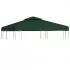 Copertină rezervă acoperiș pavililion, verde, 3x3 m, 310 g/m²