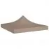  Acoperiș pentru cort de petrecere, gri taupe, 3x3 m, 270 g/m²