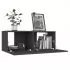 Comoda TV, gri, 80 x 30 x 30 cm