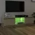 Comoda TV cu lumini LED, stejar sonoma, 140 x 40 x 35.5 cm