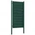 Poartă de gard, verde, 100x164 cm, PVC și oțel