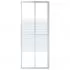 Cabina de dus, transparent si alb, 80 x 80 x 180 cm