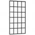 Ușă glisantă, negru, 102x205 cm, sticlă ESG și aluminiu