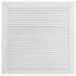 Uși lamelare, 2 buc., alb, 39,5x39,4 cm, lemn masiv de pin
