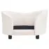 Canapea pentru caini crem 69x49x40 cm, crem
