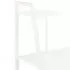 Birou cu rafturi, alb, 102 x 50 x 117 cm