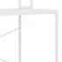 Birou de calculator, alb, 120 x 60 x 138 cm