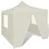 41464  Cream Foldable Tent 3 x 3 m with 4 Walls