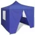 41466  Blue Foldable Tent 3 x 3 m with 4 Walls