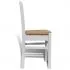 Set 4 bucati scaune de bucatarie, alb, 40 x 40 x 87.2 cm
