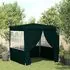  Cort de petrecere profesional cu pereți verde 2 x 2 m, 90 g/m²