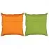 Perne decorative petice 2 buc. portocaliu/verde 45x45cm manual, portocaliu si verde