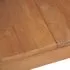 Masa din lemn masiv de tec cu finisaj natural, maro, 140 x 70 x 76 cm