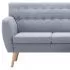 Canapea forma L, gri deschis, 171.5 x 138 x 81.5 cm