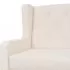 Canapea cu 3 locuri, crem, 180 x 68 x 90 cm
