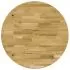 Blat de masa din lemn masiv de stejar, maro, 44 mm/400 mm