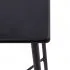 Set mobilier de bar, 3 piese, negru, 60 x 60 x 111 cm