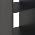 Masa de bar, negru, 60 x 110 cm