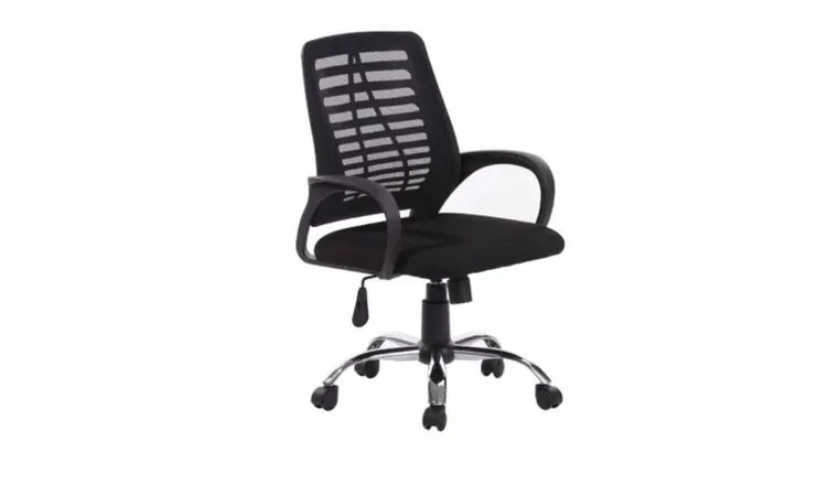 Scaun de birou mesh, negru, 58x60x87.5-97.5 cm