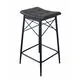 Scaun bar Darton, Negru, 30x40x71 cm, UnicSpot