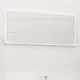 Oglinda de baie, alb, 80 x 1.5 x 37 cm