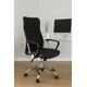 Scaun de birou directorial Kiros, Negru, 60x60x107-117 cm