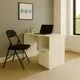 Birou Boston, alb, 90x45x75 cm