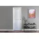 Usa PVC, alba,75 cm, cu deschidere spre stanga, toc inclus