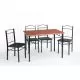 Set masa Renata cu 4 scaune, fag, 110x70x74 cm, UnicSpot