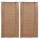  Jaluzele din bambus tip rulou, 2 buc., maro, 80 x 160 cm
